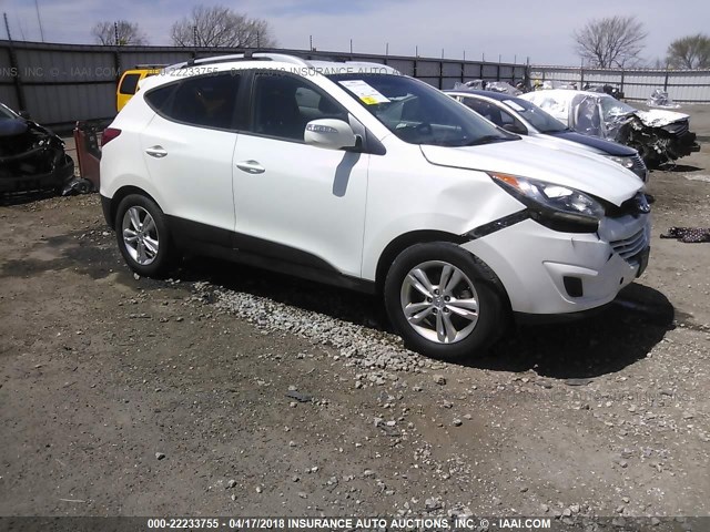 KM8JU3ACXCU386518 - 2012 HYUNDAI TUCSON GLS/LIMITED WHITE photo 1