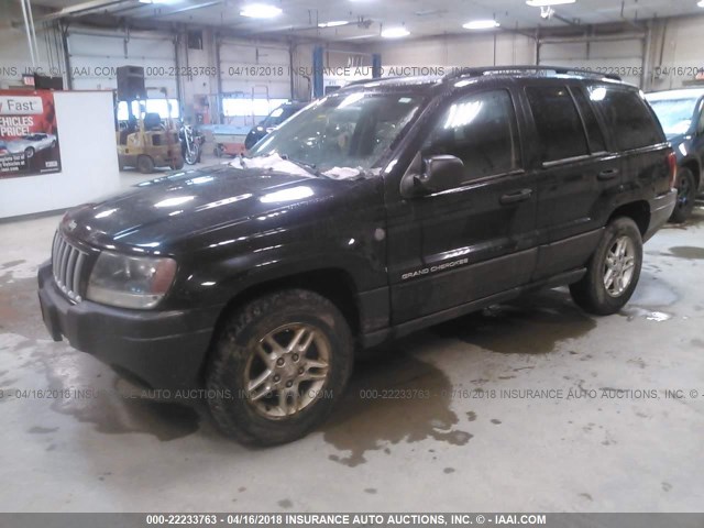 1J4GW48S74C355563 - 2004 JEEP GRAND CHEROKEE LAREDO/COLUMBIA/FREEDOM 黑色 照片 2