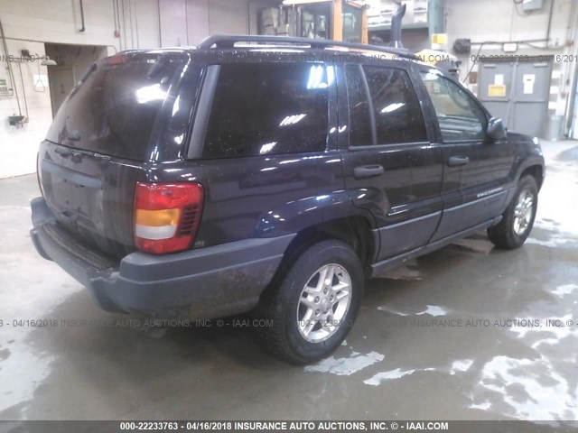 1J4GW48S74C355563 - 2004 JEEP GRAND CHEROKEE LAREDO/COLUMBIA/FREEDOM 黑色 照片 4