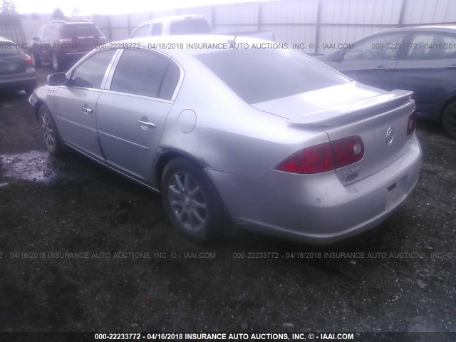 1G4HD57286U241734 - 2006 BUICK LUCERNE CXL SILVER photo 3