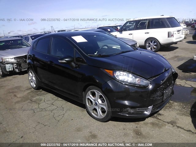 3FADP4GX3FM126811 - 2015 FORD FIESTA ST BLACK photo 1