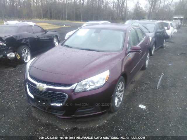 1G11C5SL9FF103707 - 2015 CHEVROLET MALIBU 1LT 栗色 照片 2