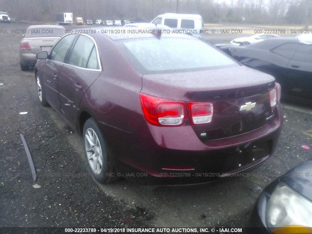 1G11C5SL9FF103707 - 2015 CHEVROLET MALIBU 1LT 栗色 照片 3