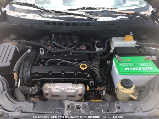 KL1TD56687B100055 - 2007 CHEVROLET AVEO LS 黑色 照片 10