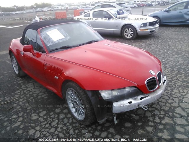 WBACN534X1LJ56716 - 2001 BMW Z3 3.0 RED photo 1