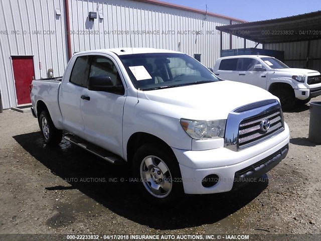 5TFRY5F1XAX074175 - 2010 TOYOTA TUNDRA DOUBLE CAB SR5 WHITE photo 1