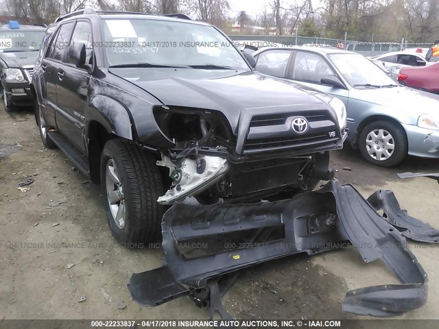 JTEBT17R868034719 - 2006 TOYOTA 4RUNNER LIMITED BLACK photo 6