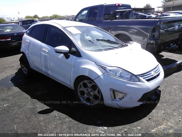 3FADP4CJ8CM173927 - 2012 FORD FIESTA SEL WHITE photo 1