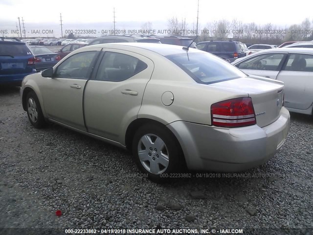 1B3CC4FB4AN114450 - 2010 DODGE AVENGER SXT GOLD photo 3