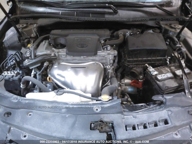 4T4BF1FK3FR500338 - 2015 TOYOTA CAMRY LE/XLE/SE/XSE ნაცრისფერი ფოტო 10