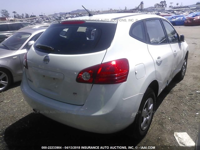 JN8AS58T49W060145 - 2009 NISSAN ROGUE S/SL CREAM photo 4