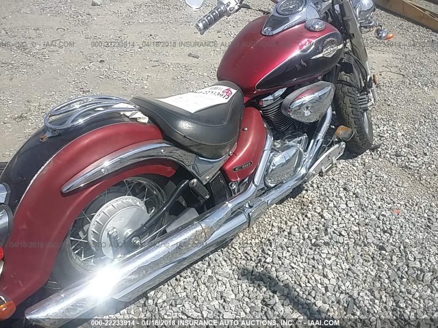 JS1VS55A072100882 - 2007 SUZUKI VL800 MAROON photo 4