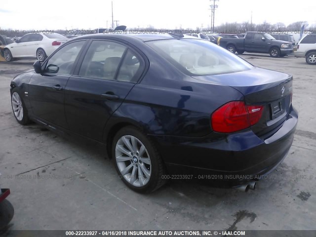 WBAPK5C54AA647202 - 2010 BMW 328 XI SULEV BLUE photo 3