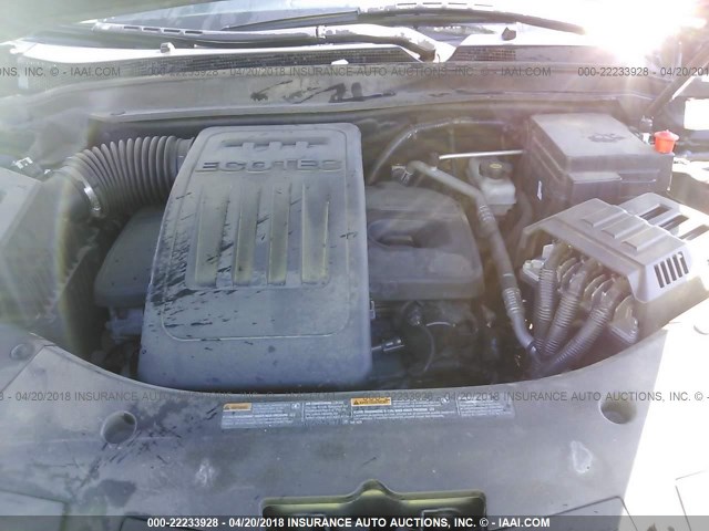 2CTALWEC9B6203923 - 2011 GMC TERRAIN SLT 灰色 照片 10