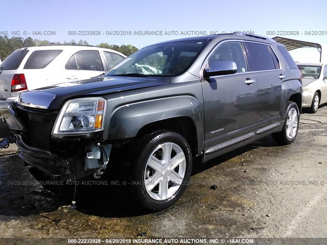 2CTALWEC9B6203923 - 2011 GMC TERRAIN SLT 灰色 照片 2