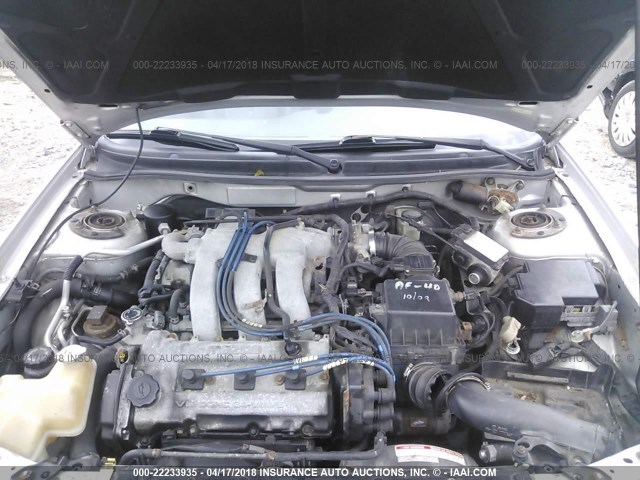 1YVGF22D215248905 - 2001 MAZDA 626 ES/LX SILVER photo 10