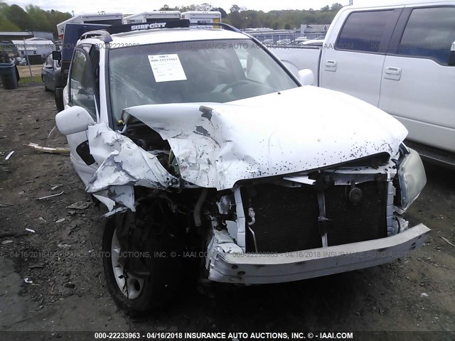 JTEDP21A950088680 - 2005 TOYOTA HIGHLANDER LIMITED WHITE photo 6