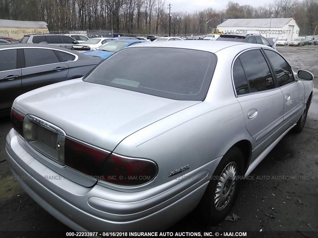 1G4HP54K7YU307253 - 2000 BUICK LESABRE CUSTOM SILVER photo 4