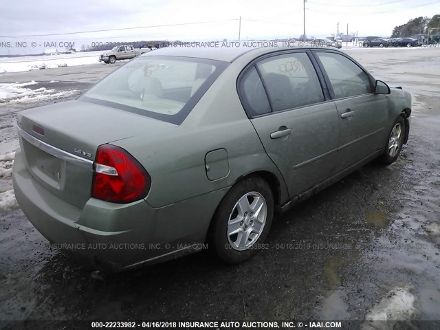 1G1ZT54864F243447 - 2004 CHEVROLET MALIBU LS 绿色 照片 4