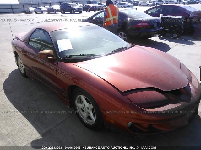 2G2FS22KX22140514 - 2002 PONTIAC FIREBIRD ORANGE photo 1