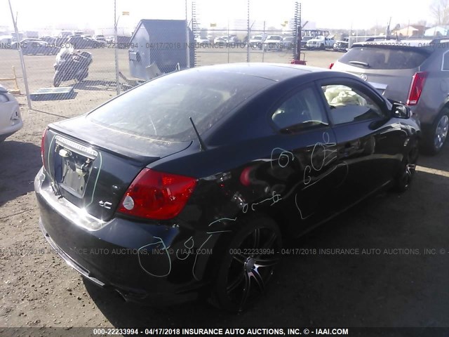 JTKDE177850020203 - 2005 TOYOTA SCION TC 黑色 照片 4