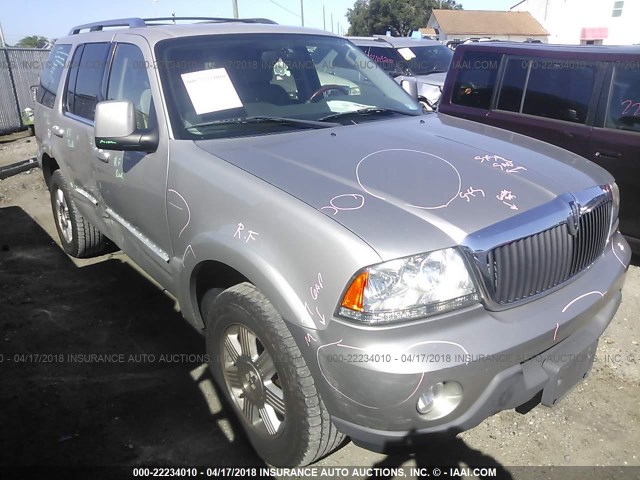 5LMEU68H34ZJ31439 - 2004 LINCOLN AVIATOR Gümüş foto 1