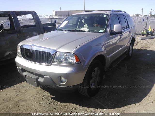 5LMEU68H34ZJ31439 - 2004 LINCOLN AVIATOR Gümüş foto 2