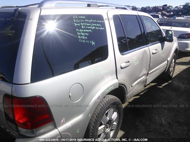 5LMEU68H34ZJ31439 - 2004 LINCOLN AVIATOR Gümüş foto 6