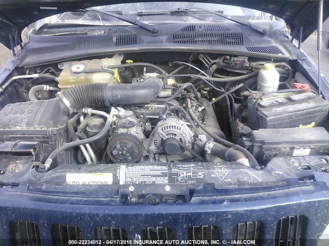1J4GL38K45W526546 - 2005 JEEP LIBERTY RENEGADE BLUE photo 10