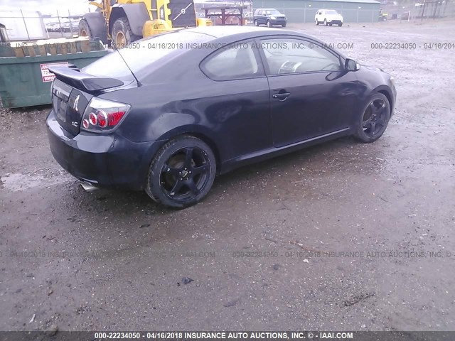 JTKDE167080265275 - 2008 TOYOTA SCION TC BLACK photo 4