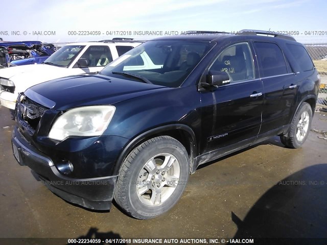 1GKEV23747J163528 - 2007 GMC ACADIA SLT-1 Blau Foto 2