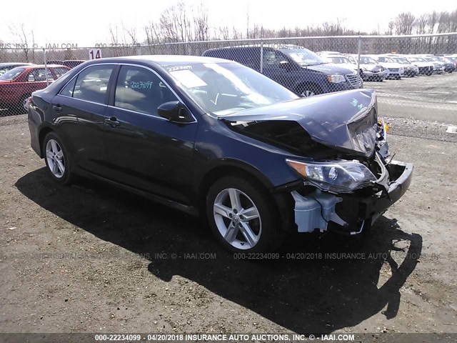 4T1BF1FK2CU009801 - 2012 TOYOTA CAMRY SE/LE/XLE Dark Blue photo 1