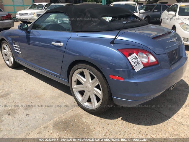 1C3AN65L75X058833 - 2005 CHRYSLER CROSSFIRE LIMITED Light Blue photo 3