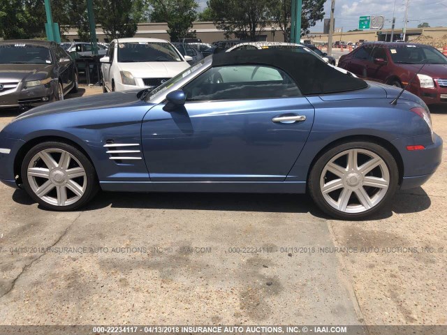 1C3AN65L75X058833 - 2005 CHRYSLER CROSSFIRE LIMITED Light Blue photo 8