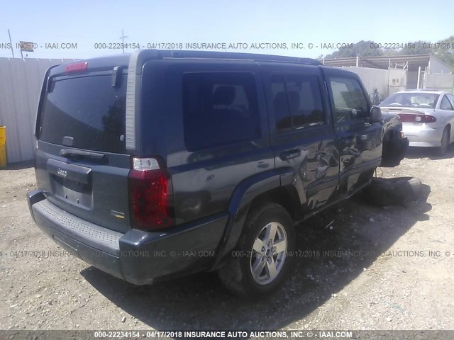 1J8HH48PX7C636107 - 2007 JEEP COMMANDER ნაცრისფერი ფოტო 4