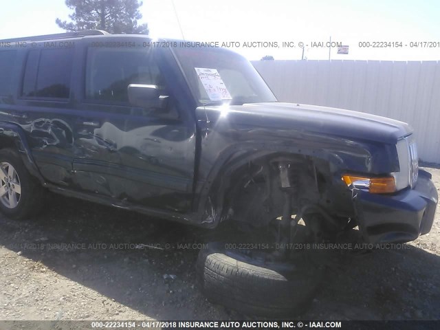 1J8HH48PX7C636107 - 2007 JEEP COMMANDER ნაცრისფერი ფოტო 6