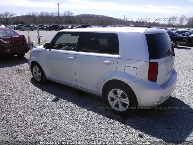 JTLZE4FE0A1114180 - 2010 TOYOTA SCION XB SILVER photo 3