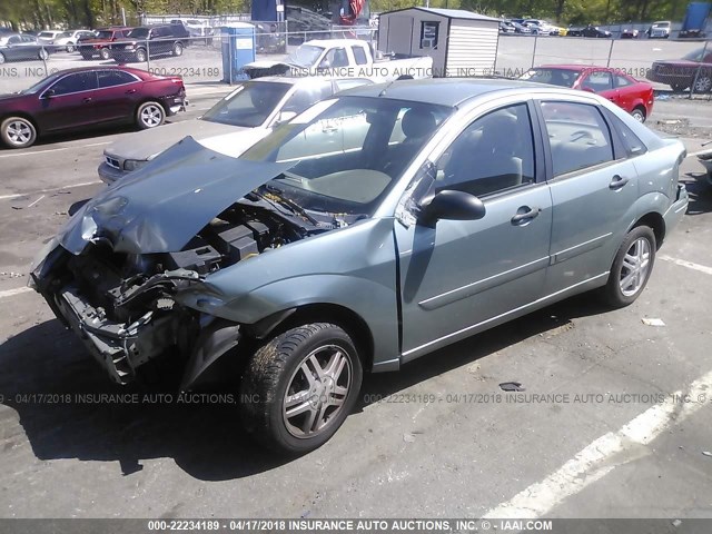 1FAFP34374W166729 - 2004 FORD FOCUS SE COMFORT/SE SPORT GREEN photo 2