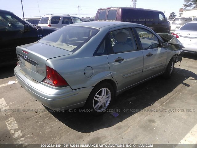 1FAFP34374W166729 - 2004 FORD FOCUS SE COMFORT/SE SPORT GREEN photo 4