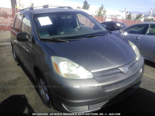 5TDZA23C34S209547 - 2004 TOYOTA SIENNA CE/LE GRAY photo 1