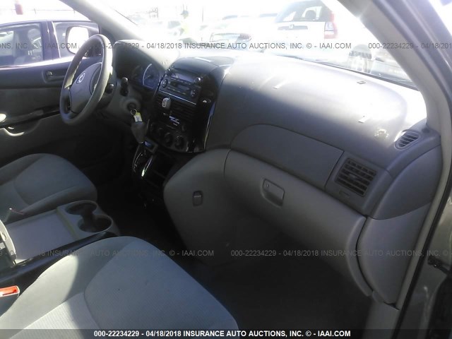 5TDZA23C34S209547 - 2004 TOYOTA SIENNA CE/LE GRAY photo 5