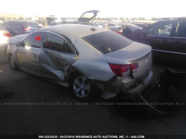 1G11B5SL1EF226483 - 2014 CHEVROLET MALIBU LS Gümüş foto 3