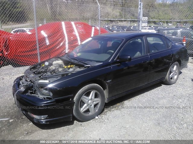 2G1WP551749281299 - 2004 CHEVROLET IMPALA SS BLACK photo 2