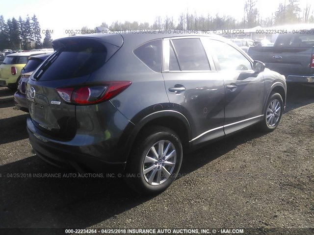 JM3KE2CY0F0440355 - 2015 MAZDA CX-5 TOURING GRAY photo 4