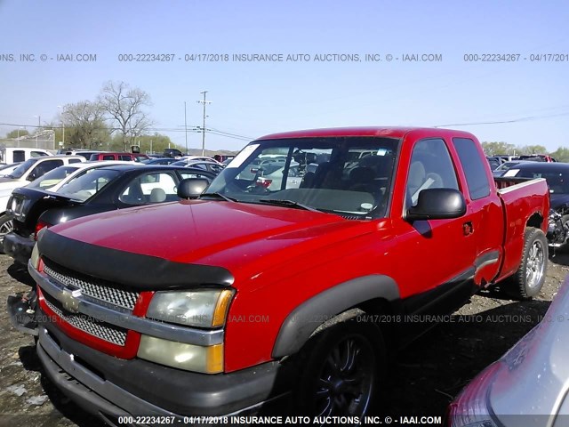 2GCEC19T541308985 - 2004 CHEVROLET SILVERADO C1500 RED photo 2