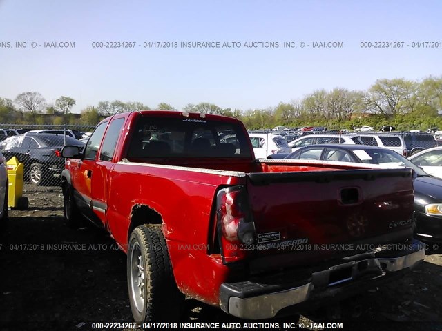 2GCEC19T541308985 - 2004 CHEVROLET SILVERADO C1500 RED photo 3