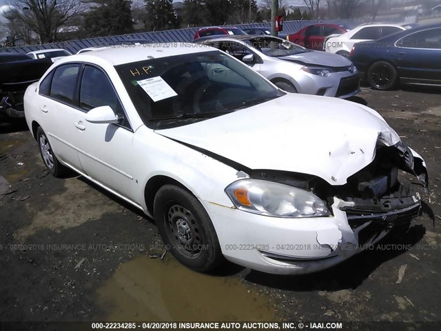 2G1WS551069368091 - 2006 CHEVROLET IMPALA POLICE WHITE photo 1