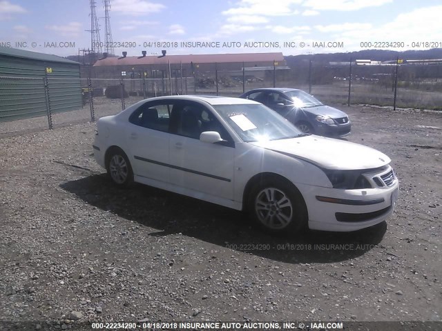 YS3FD49Y461138229 - 2006 SAAB 9-3 WHITE photo 1