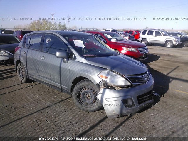 3N1BC1CP2BL494577 - 2011 NISSAN VERSA S/SL SILVER photo 1