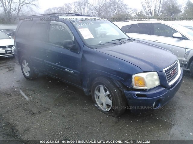 1GKDT13S622102233 - 2002 GMC ENVOY BLUE photo 1